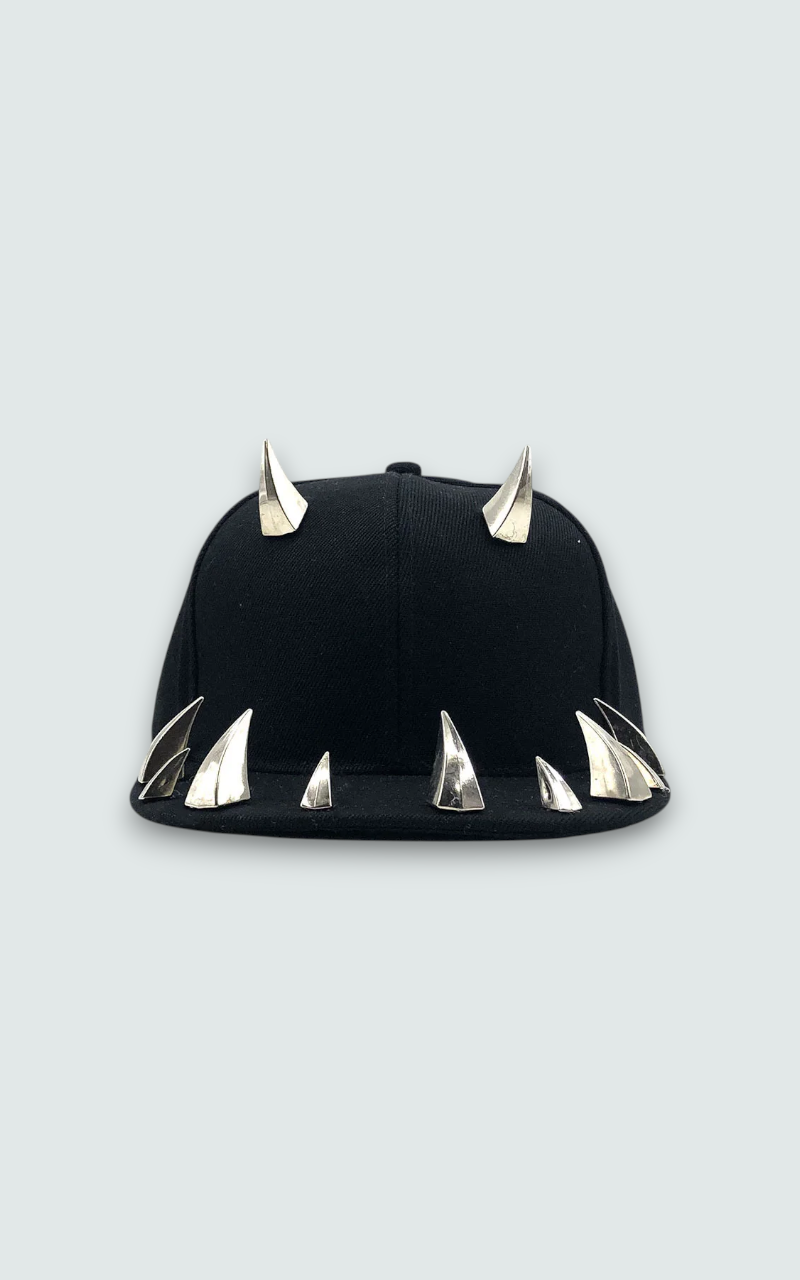Spike Stud Snapback Cap