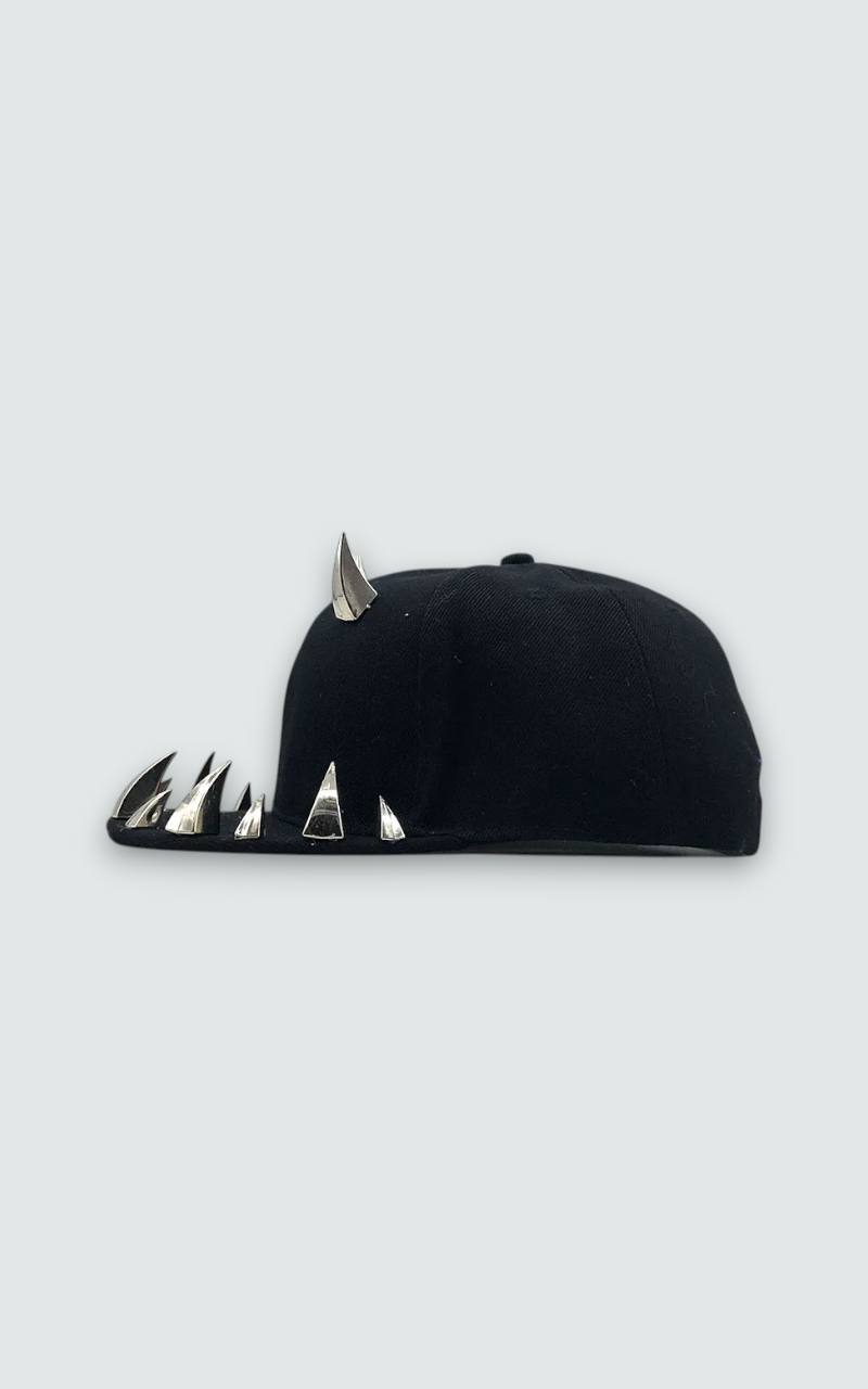 Spike Stud Snapback Cap