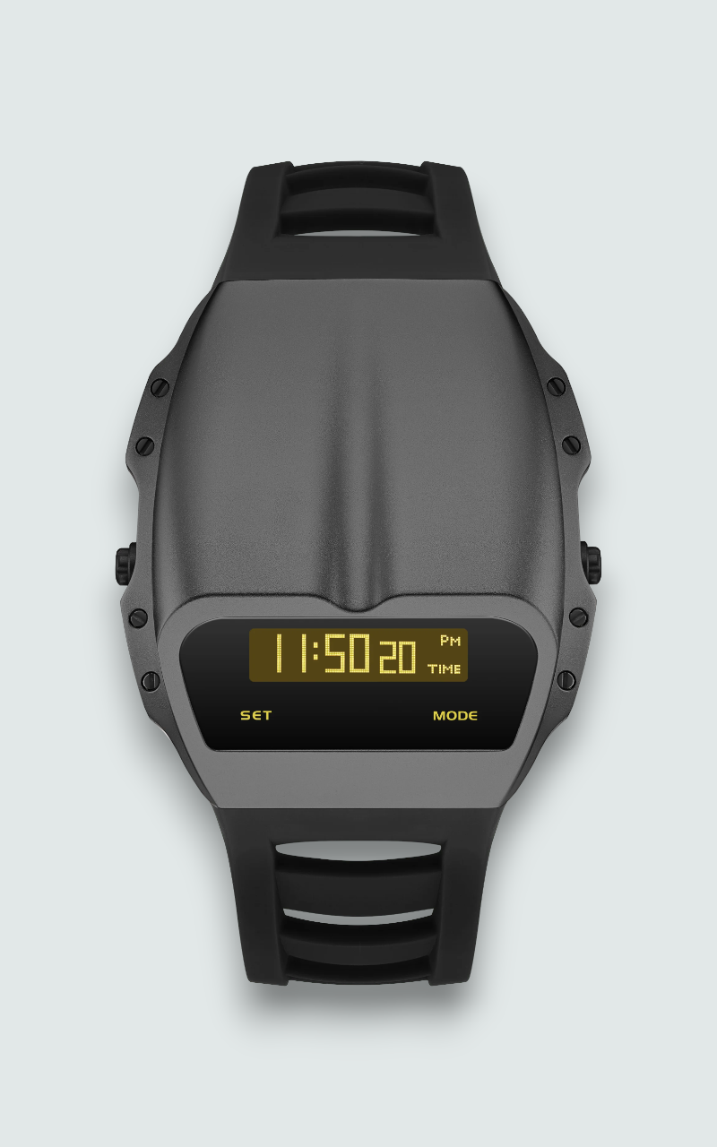 Cyber Shield Digital Watch