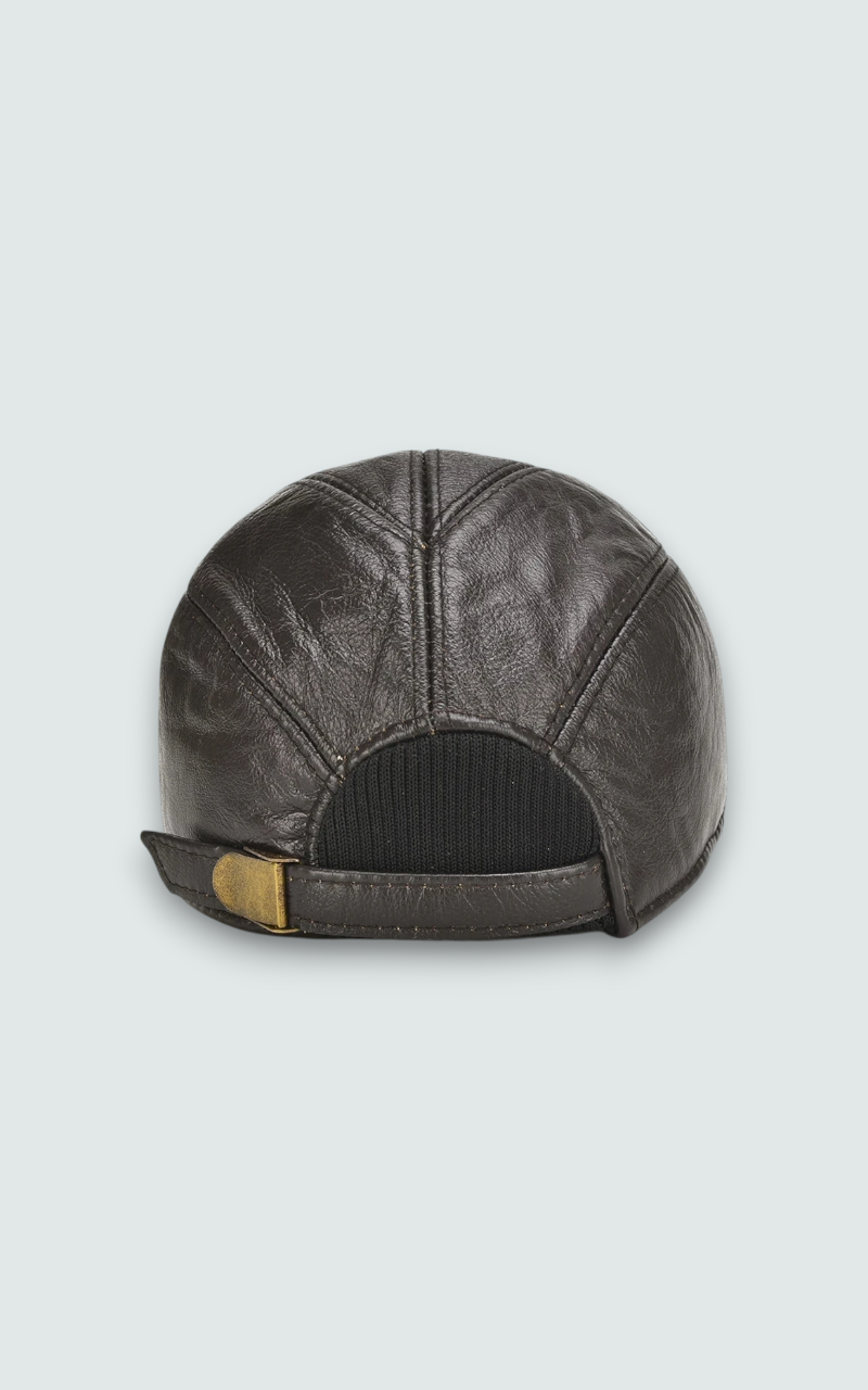 Cowhide Leather Baseball Cap