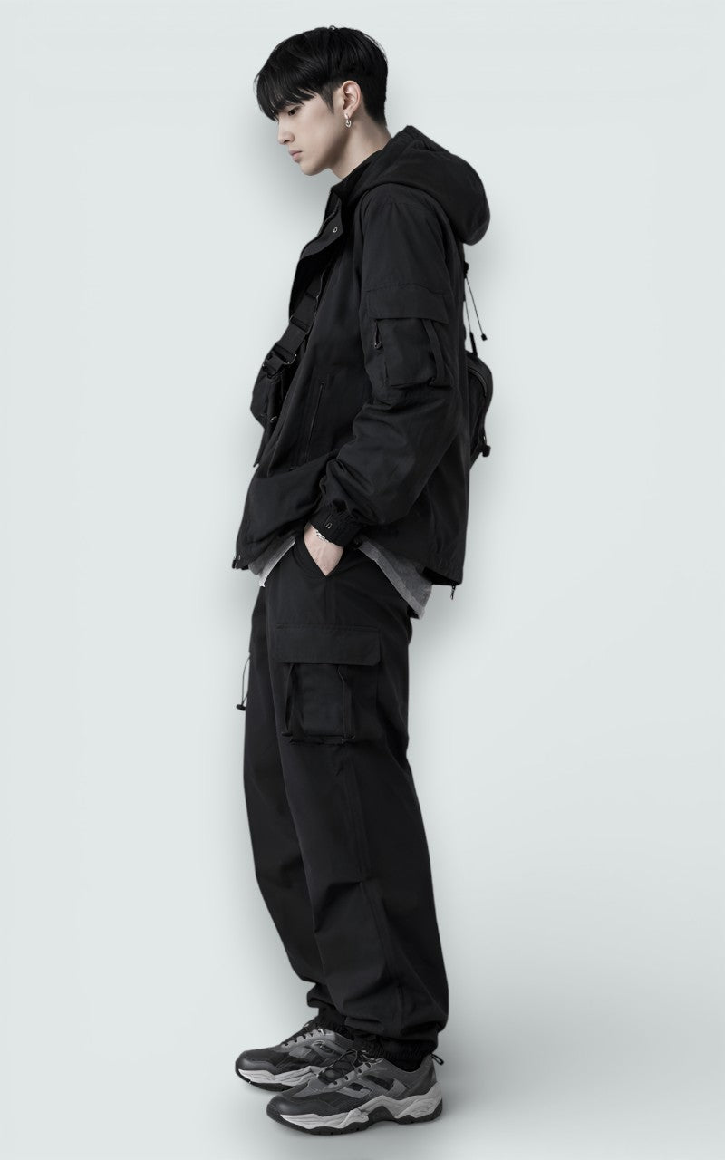 Utility Drawstring Cargo Pants