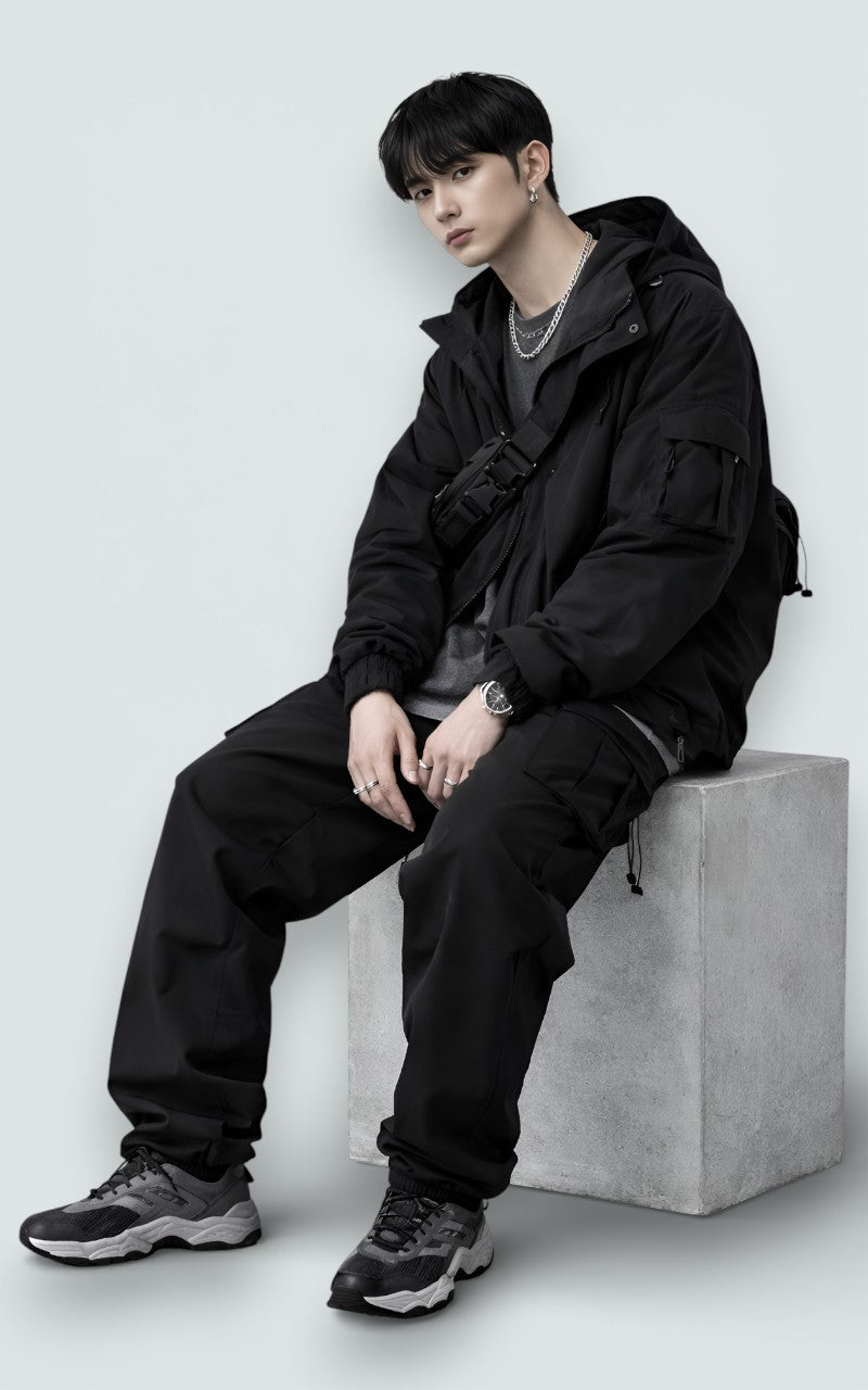 Utility Drawstring Cargo Pants