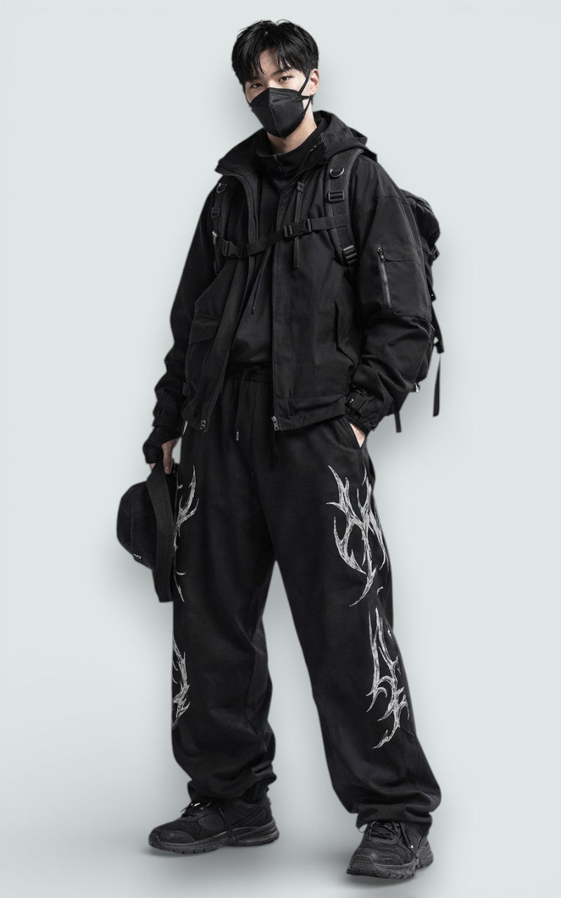 Graphic Applique Relaxed Sweatpants