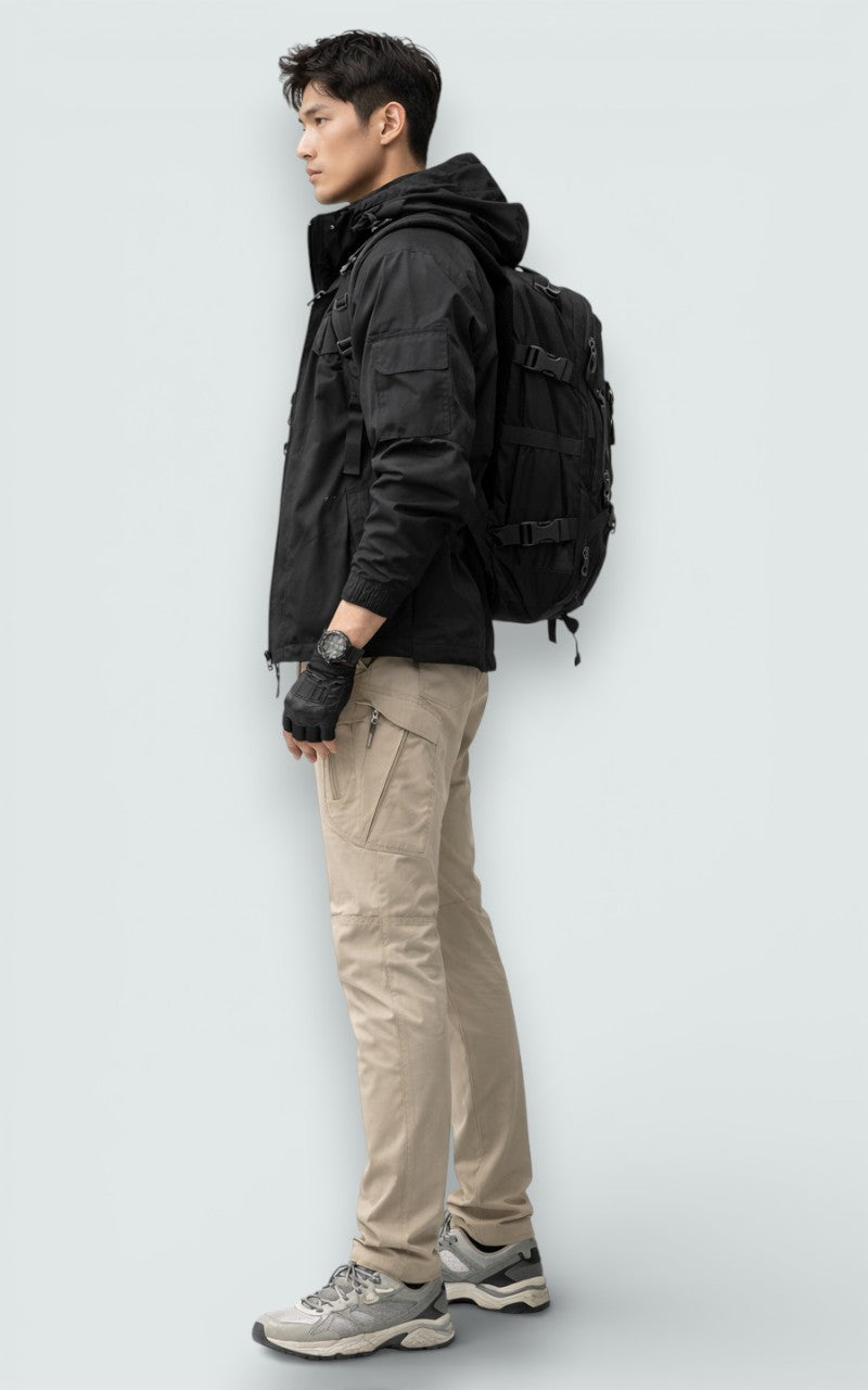 Utility Zip-Pocket Cargo Pants