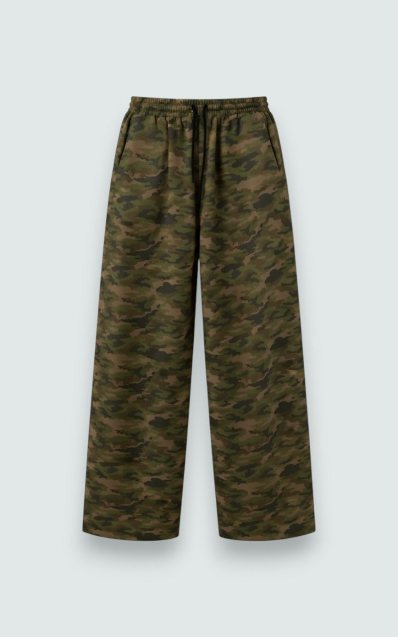 Oversized Wide-Leg Casual Trousers