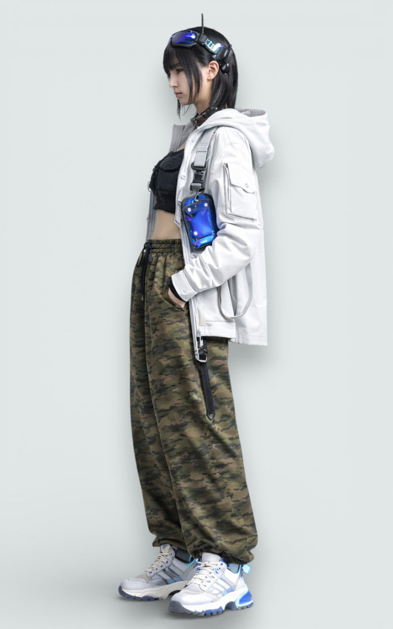 Oversized Wide-Leg Casual Trousers