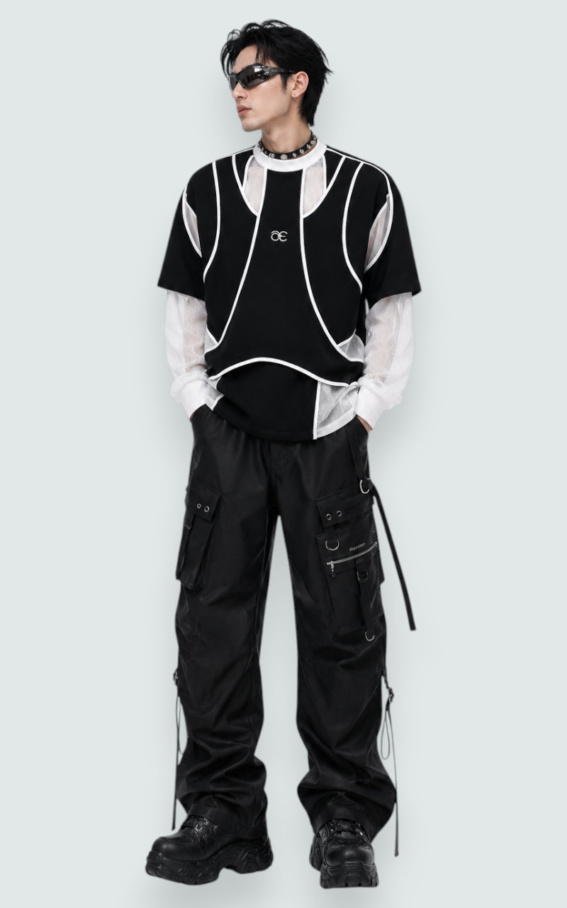 Blackwave Layered Top