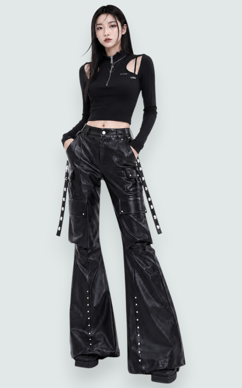 Obsidian Flare Cargo Pants