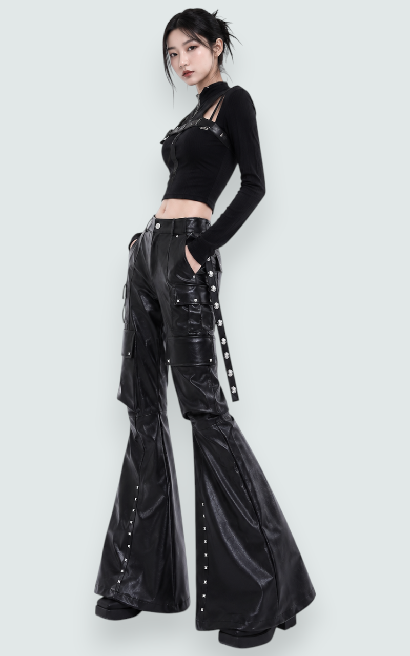 Obsidian Flare Cargo Pants