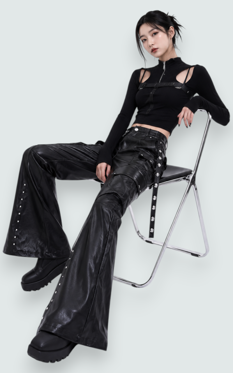 Obsidian Flare Cargo Pants