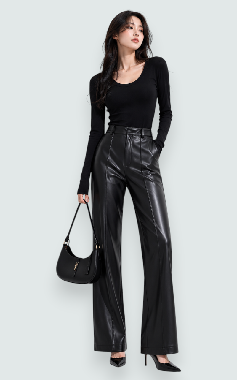 Midnight Luxe Straight Pants