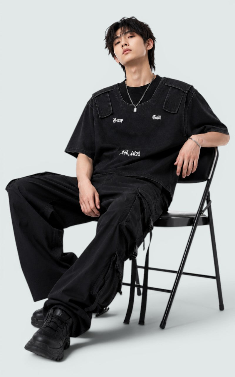 Layered Void Oversized Tee