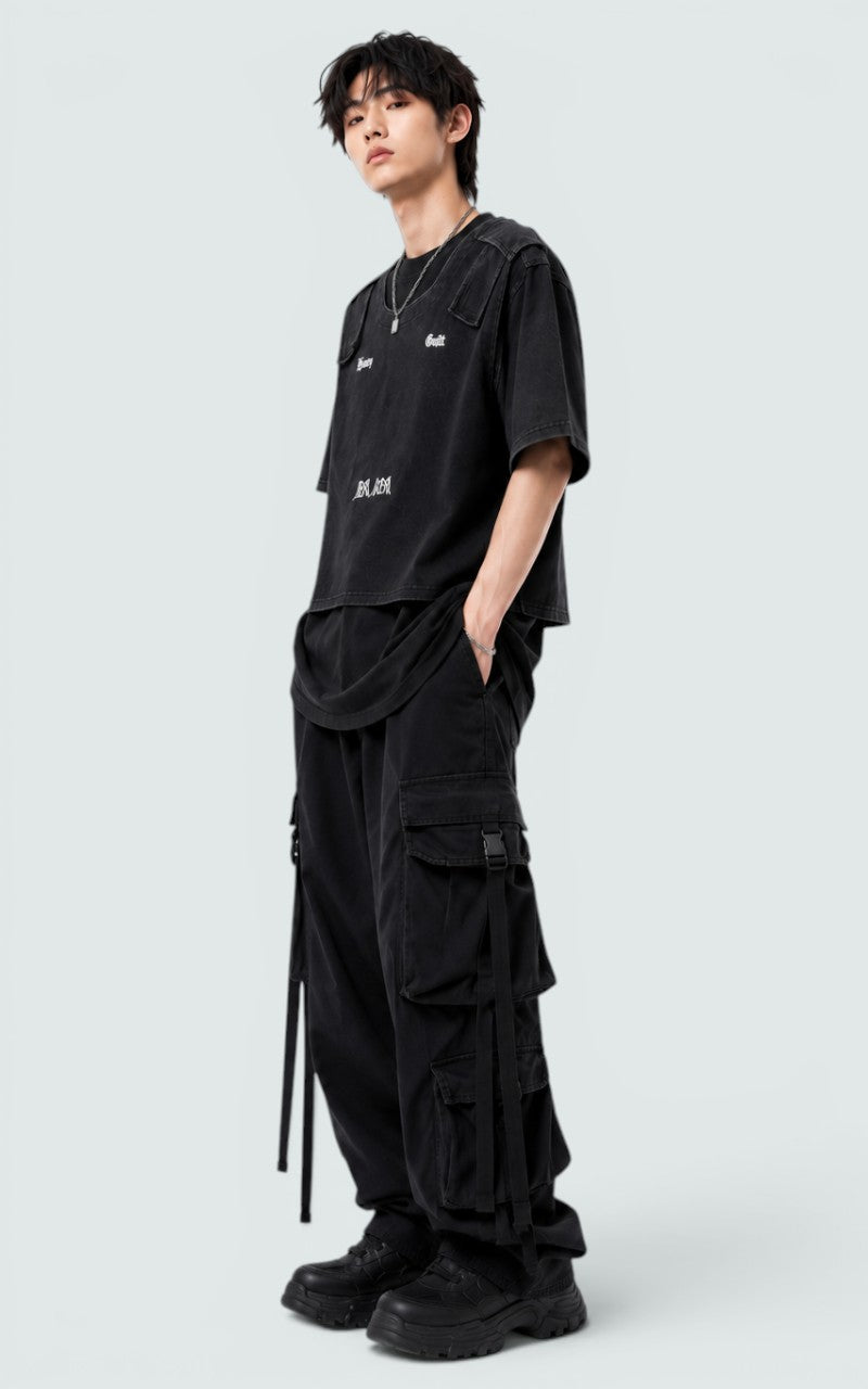 Layered Void Oversized Tee
