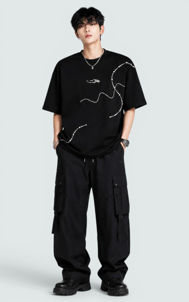 Signal Wave Oversized Tee