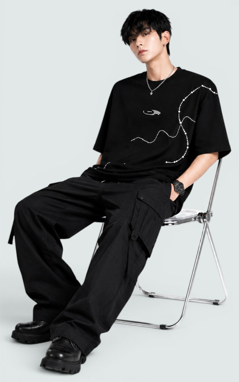Signal Wave Oversized Tee