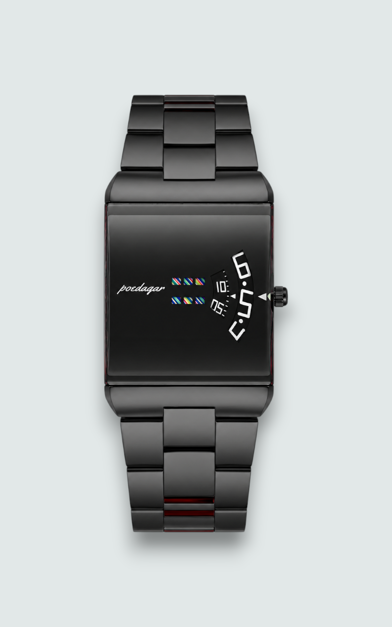 Obsidian Drift Rectangle Watch
