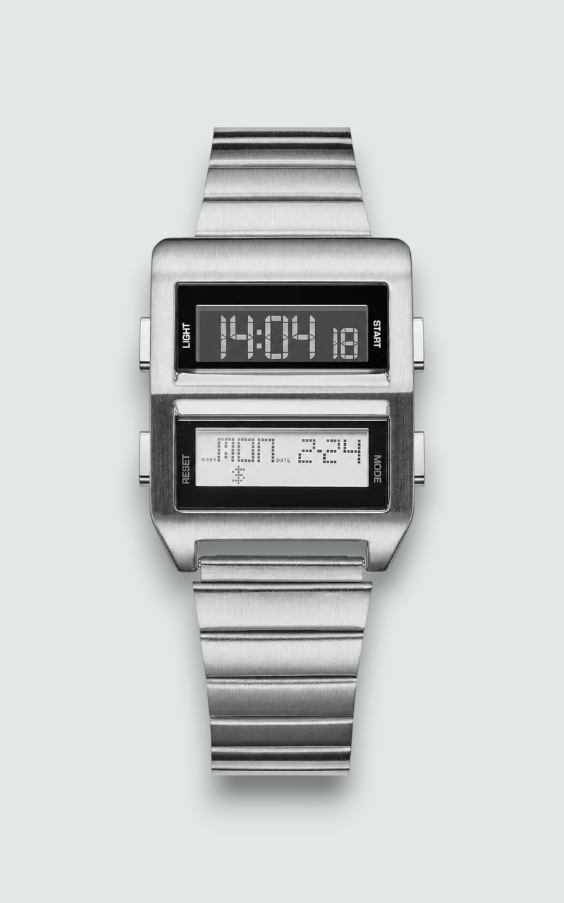 Retro Dual-Screen Digital Watch