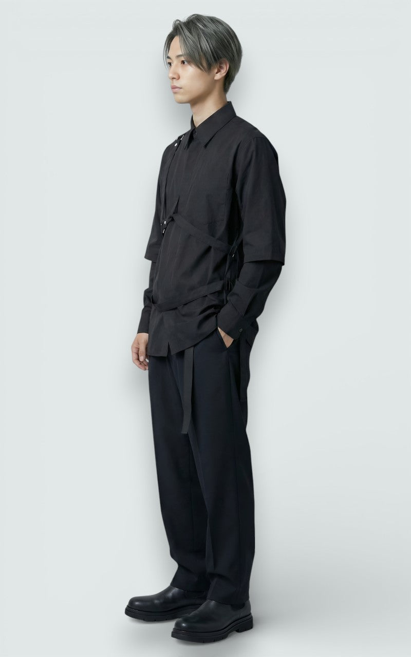 Shadow Belted Long Shirt