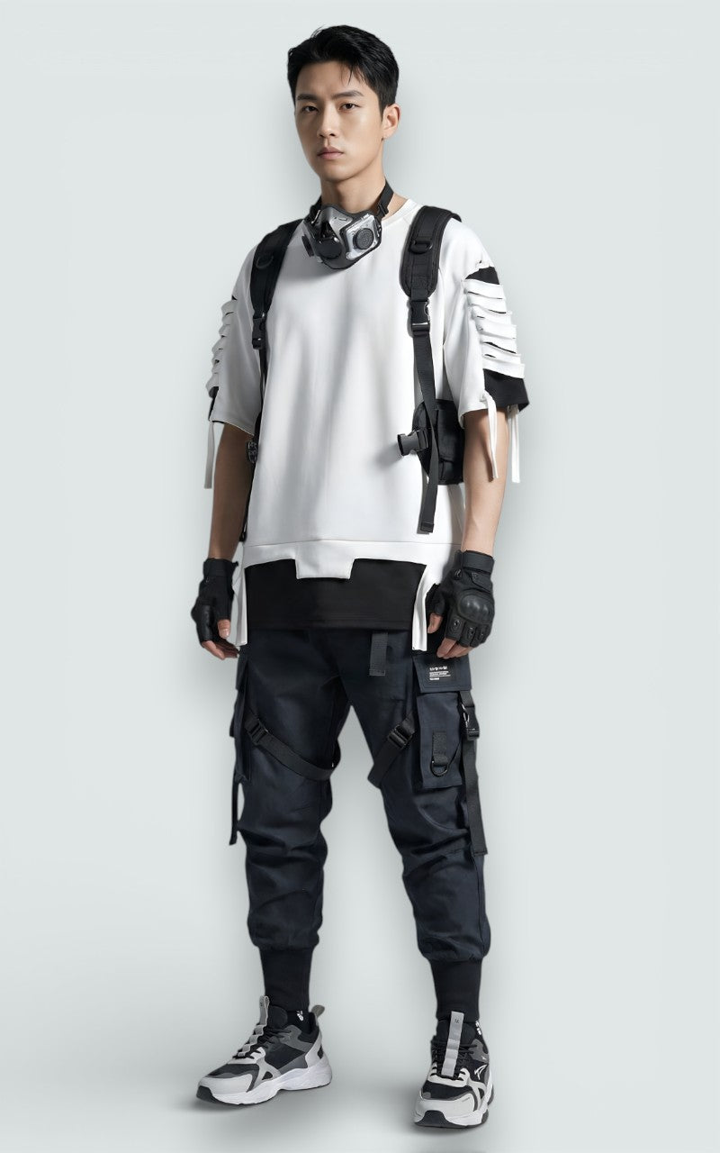 Lightwave Striped Short Sleeve Tee