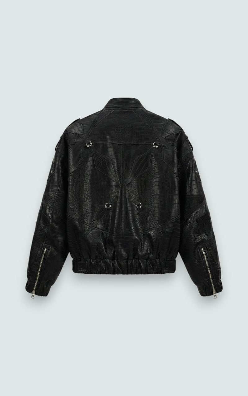 Edgeform Utility Faux Leather Jacket