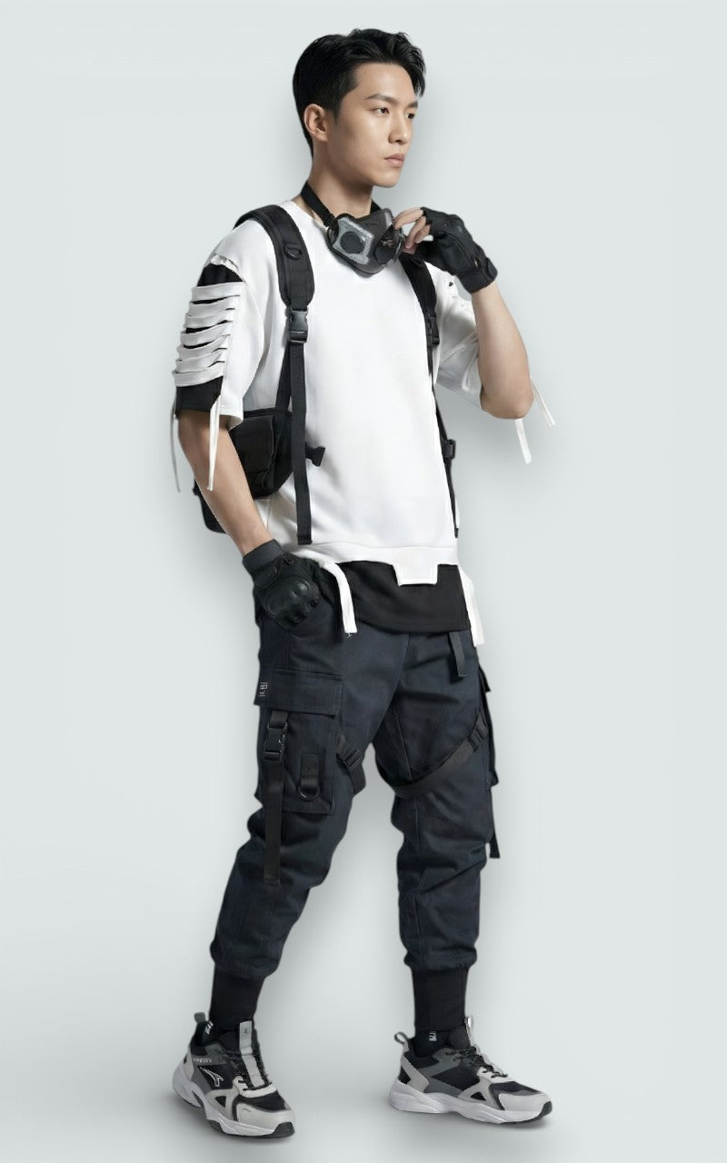 Lightwave Striped Short Sleeve Tee