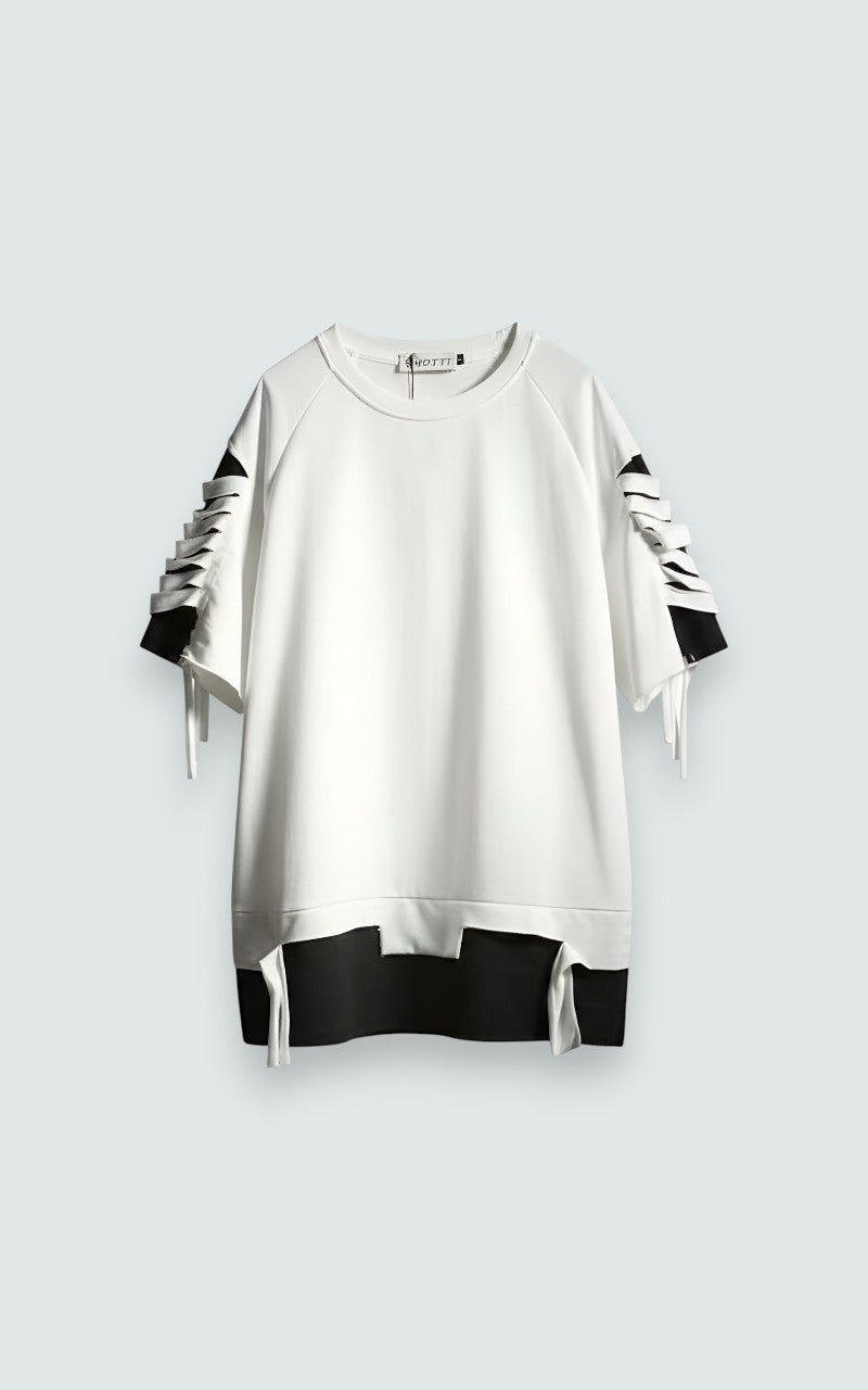 Lightwave Striped Short Sleeve Tee