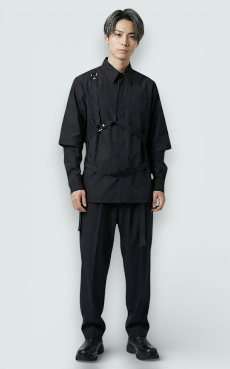 Shadow Belted Long Shirt