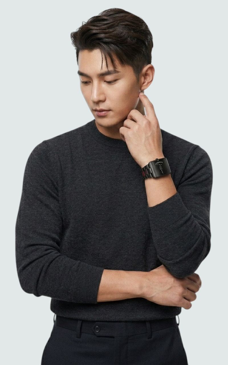Obsidian Drift Rectangle Watch