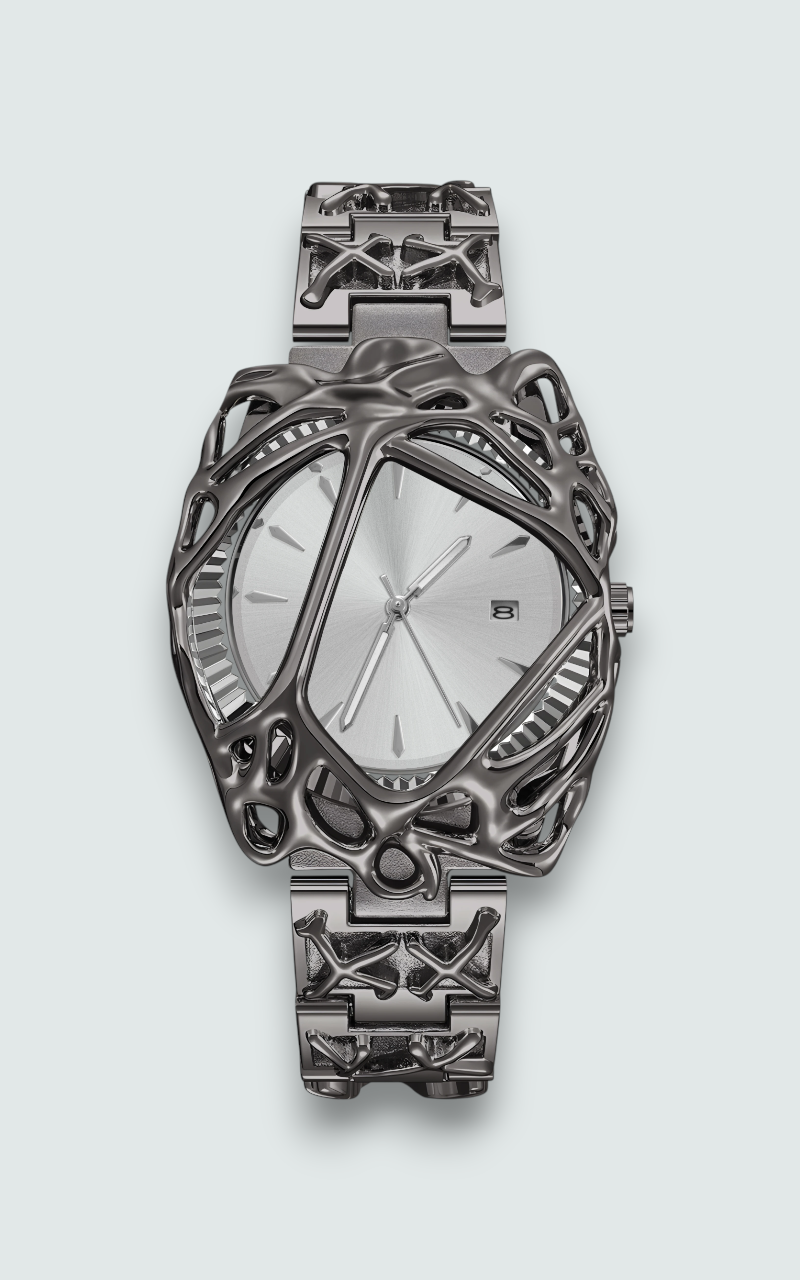 Crimson Void Skeleton Watch